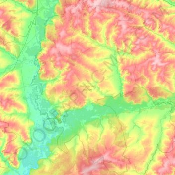 Киясовский район topographic map, elevation, terrain