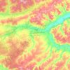 Вадский муниципальный округ topographic map, elevation, terrain