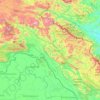 Bolikhamsai topographic map, elevation, terrain