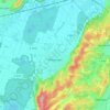 Merdingen topographic map, elevation, terrain