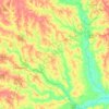 Wheeler County topographic map, elevation, terrain
