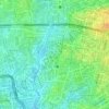 San Antonio topographic map, elevation, terrain