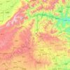 Yu County topographic map, elevation, terrain