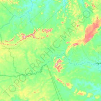 Mirante da Serra topographic map, elevation, terrain