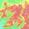 La Breille-les-Pins topographic map, elevation, terrain