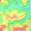 Toano topographic map, elevation, terrain