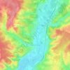 Rigny-sur-Arroux topographic map, elevation, terrain