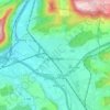 Oftringen topographic map, elevation, terrain