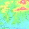 Shobrooke topographic map, elevation, terrain