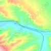 Point of Rocks topographic map, elevation, terrain