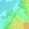 Dvorichne topographic map, elevation, terrain
