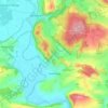 Fownhope topographic map, elevation, terrain