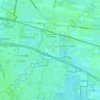 De Klomp topographic map, elevation, terrain