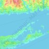Town of Southold topographic map, elevation, terrain