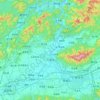 Lanxi topographic map, elevation, terrain