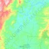 Ipoema topographic map, elevation, terrain