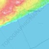 Banaadir topographic map, elevation, terrain