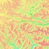 Arza topographic map, elevation, terrain