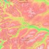 Skjåk topographic map, elevation, terrain