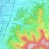 Gundelfingen topographic map, elevation, terrain