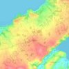 Fréhel topographic map, elevation, terrain