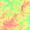 Crossville topographic map, elevation, terrain