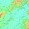 Hulin City topographic map, elevation, terrain