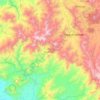 Talpa de Allende topographic map, elevation, terrain
