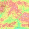 Пий-Хемский кожуун topographic map, elevation, terrain