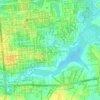 Sapiranga / Coité topographic map, elevation, terrain