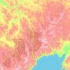 Омсукчанский городской округ topographic map, elevation, terrain