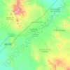 Guadalupe Victoria topographic map, elevation, terrain