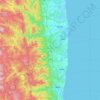 Futaba topographic map, elevation, terrain