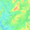 County Longford topographic map, elevation, terrain