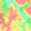 Ruinas topographic map, elevation, terrain