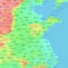 京杭大运河 topographic map, elevation, terrain