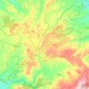 Vizzini topographic map, elevation, terrain