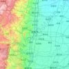 Handan topographic map, elevation, terrain