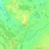 Spelle topographic map, elevation, terrain
