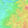 Clackamas County topographic map, elevation, terrain