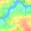 Troguéry topographic map, elevation, terrain