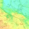 Brzeg topographic map, elevation, terrain