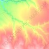 Setlagole topographic map, elevation, terrain