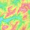 Jaun topographic map, elevation, terrain
