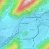 Interlaken topographic map, elevation, terrain
