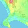 Cape Bridgewater topographic map, elevation, terrain
