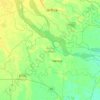 Gangachara Upazila topographic map, elevation, terrain