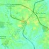Alang-Alang Lebar topographic map, elevation, terrain