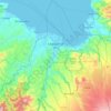 Cagayan de Oro topographic map, elevation, terrain