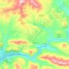 Abreiro topographic map, elevation, terrain